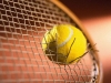 Tennis rocket with ball
